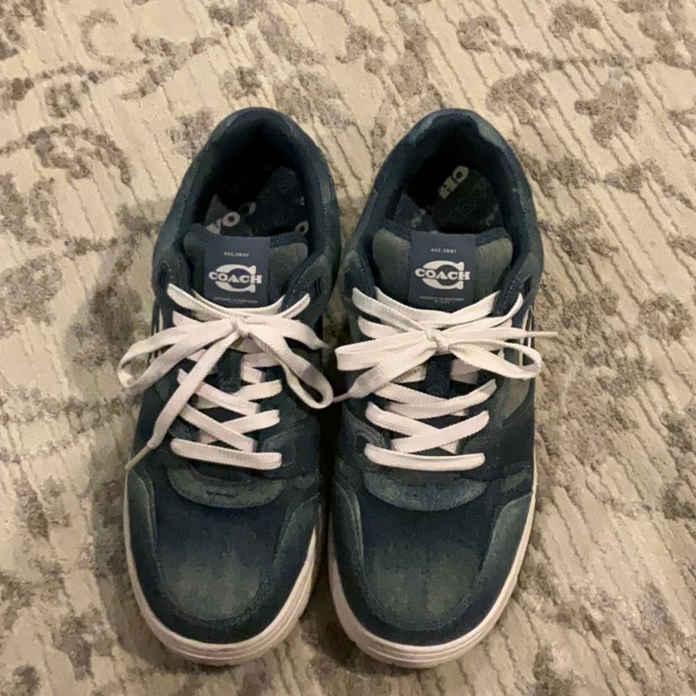 Coach Soho denim Sneakers/shoes Sz 8.5 mens